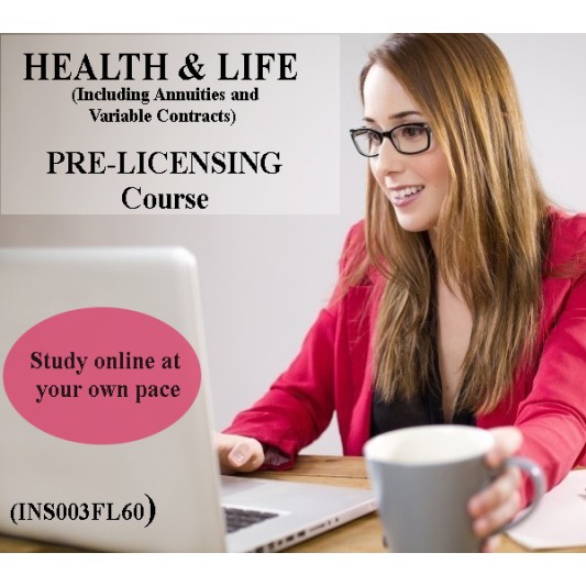 60 hr 2-15 Health and Life Insurance Pre-Licensing course (including Annuities and Variable Contracts) - 3 Month enrollment -{brand} Insurance, Florida, Life, Health, Accidents and Annuities, Insurance Pre-Licensing, Life, Health and Variable Annuities, Life & Health , Pre-licensing, Insurance, All Courses,60 hr 2-15 Health and Life Insurance Pre-Licensing course (including Annuiti
