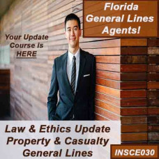 Florida: 5hr Law and Ethics Update Plus CE Course - for 2-20 and 20-44 Agents and 4-40 CSRs (7hrs credit) (INSCE030FL7g)