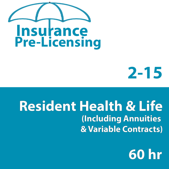60 hr 2-15 Health and Life Insurance Pre-Licensing course (including Annuities and Variable Contracts) - 3 Month enrollment -{brand} Insurance, Florida, Life, Health, Accidents and Annuities, Insurance Pre-Licensing, Life, Health and Variable Annuities, Life & Health , Pre-licensing, Insurance, All Courses,60 hr 2-15 Health and Life Insurance Pre-Licensing course (including Annuiti