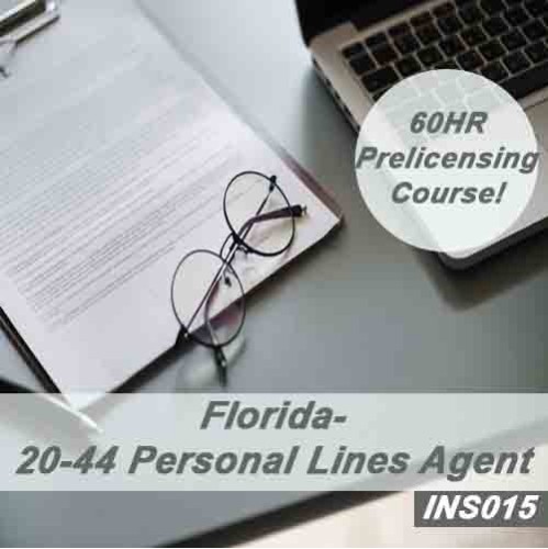 60 hr 20-44 Personal Lines Agent Prelicensing Course -{brand} Insurance, Florida, Property & Casualty, Insurance Pre-Licensing, Property & Casualty, Property and Casualty, Pre-licensing, Insurance, All Courses,60 hr 20-44 Personal Lines Agent Prelicensing Course